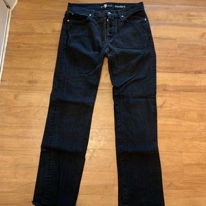 Black Jeans 7 For All Man Kind